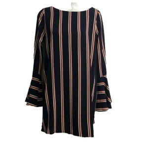 𝅺Gianni Bini Striped Dress Midi